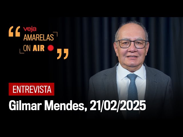 Gilmar: campanha de Bolsonaro por anistia parece ‘antecipação de confissão’ | Amarelas On Air (Veja)