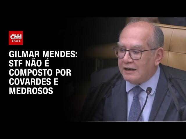 Gilmar Mendes critica PEC e diz que STF não é composto por “covardes e medrosos”