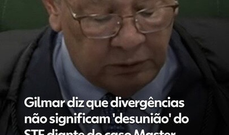 Após críticas a Mendonça, Gilmar diz que divergências não significam ‘desunião’ do STF diante do caso Master (G1)